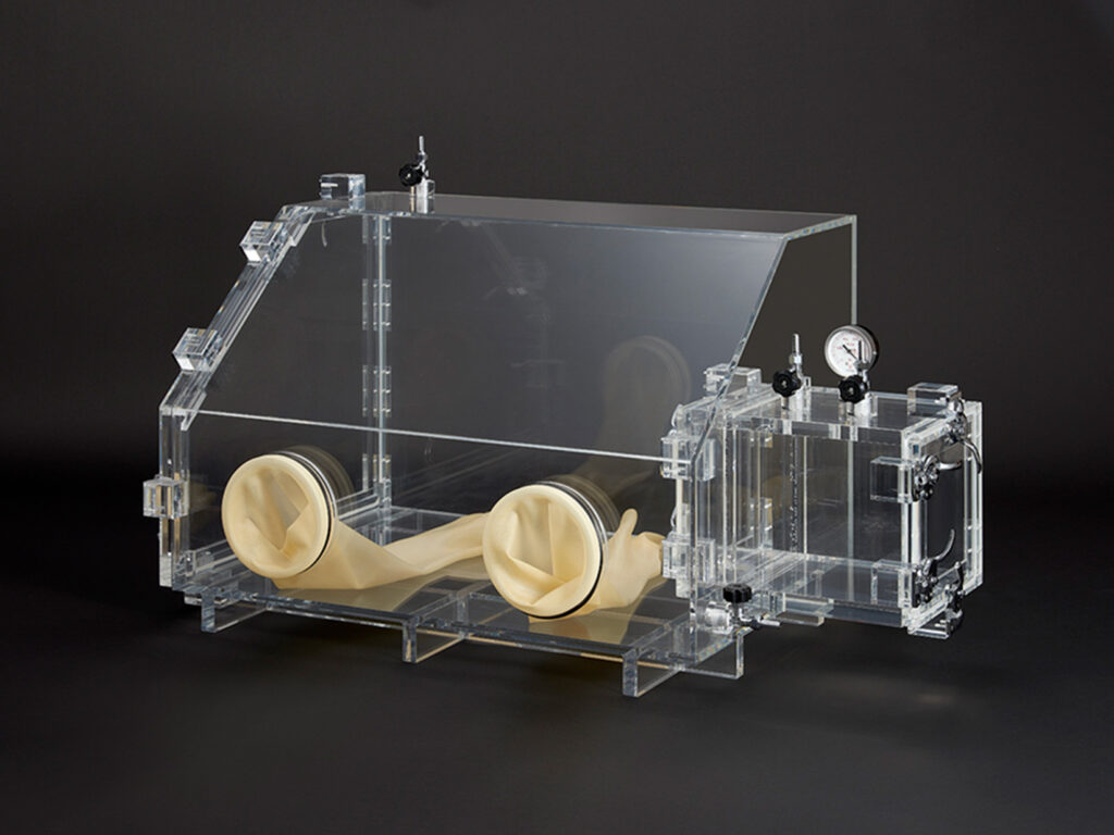 Quasy Box Sanplatec Glove Box (Gas Purge type) DX-Ⅲ type | Nanotechnology ...