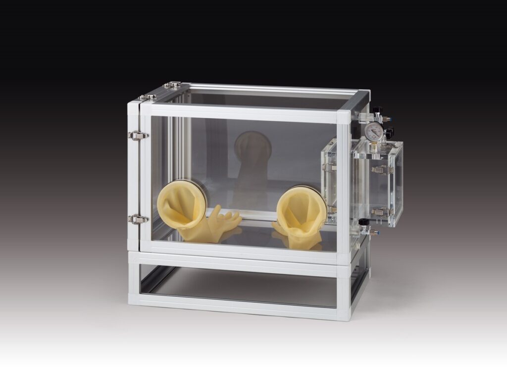 Quasy Box Sanplatec Glove Box (Aluminum frame type with pass box ...